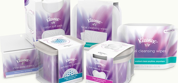 Kleenex brand extends into facial cleansing arena