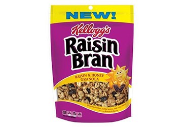 Kellogg’s debuts Raisin Bran Granola