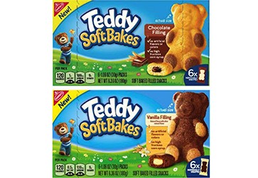 Mondelēz International launches Teddy Soft Bakes snacks