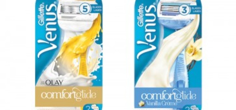 Gillette touts smoother shaving with Venus ComfortGlide