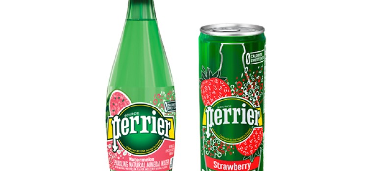 Perrier adds new sparkling mineral water flavors