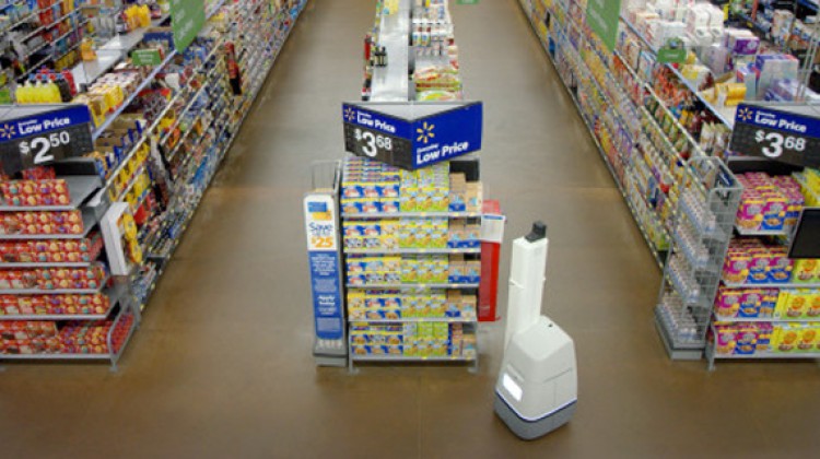 Walmart testing shelf-scanning robots