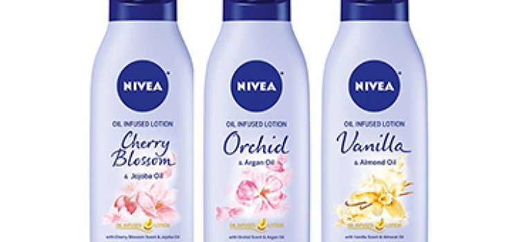 Nivea debuts oil-infused lotions