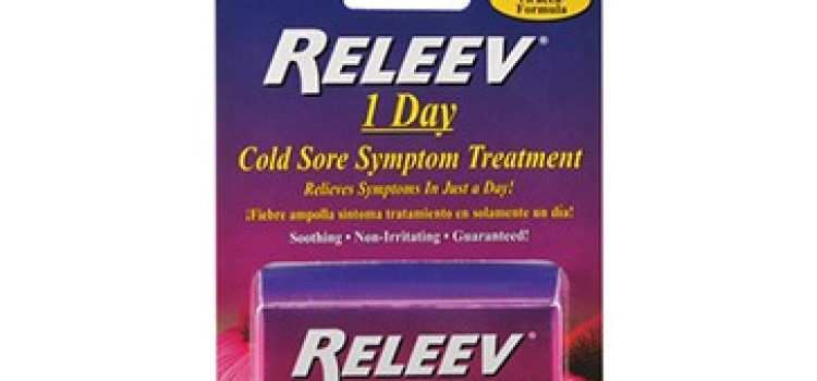 Releev cold sore product available in C-stores