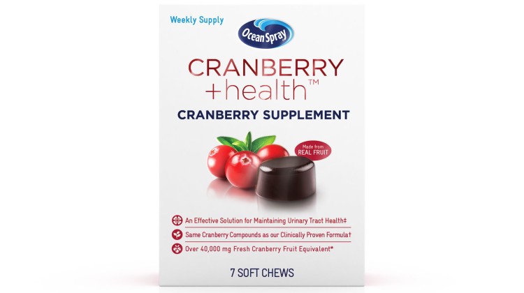 Ocean Spray rolls out Cranberry +health Cranberry Supplements