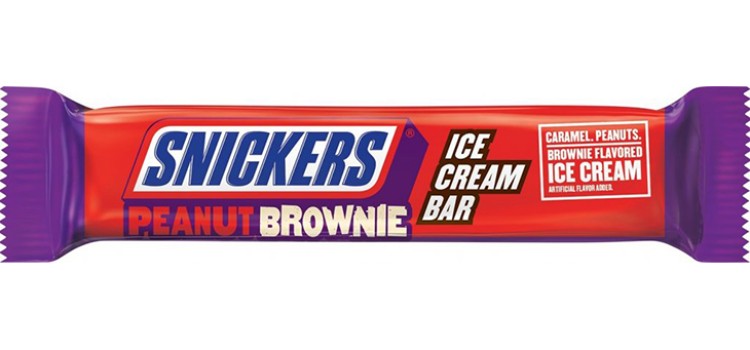 Snickers unveils Peanut Brownie Ice Cream bar