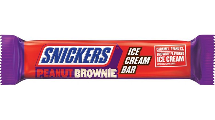 Snickers unveils Peanut Brownie Ice Cream bar