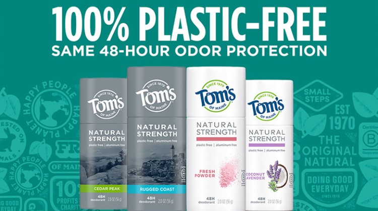 Tom’s of Maine debuts plastic-free packaging