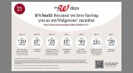 Walgreens unveils myW days offers October 4 – 7