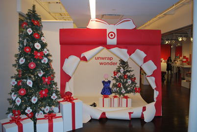 Target Holiday display